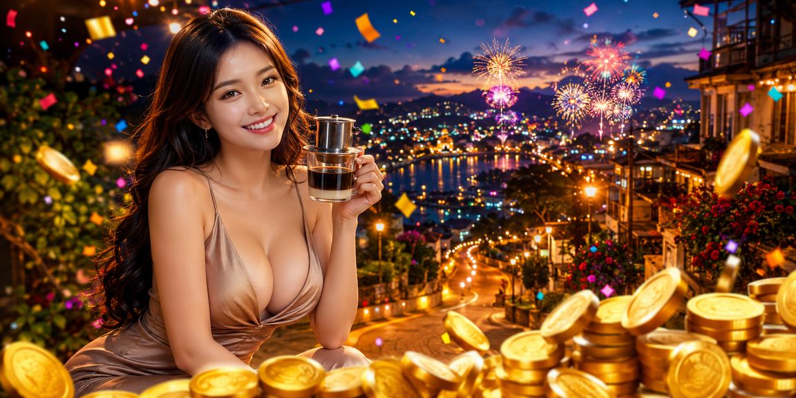 Không gian cà phê Đà Lạt minh họa thao tác đăng ký tài khoản giải trí